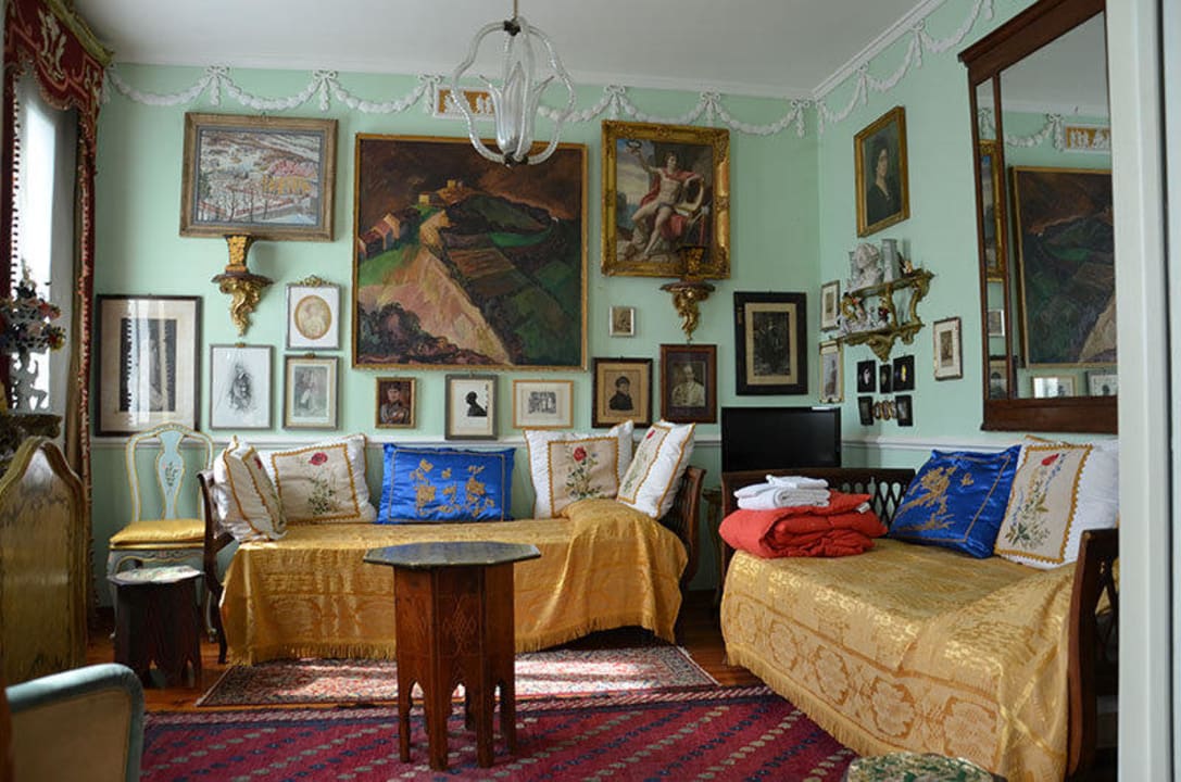 Appartamento Venezia -Soggiorno 2 divani+caminetto The Home Villa Leonati Art And Garden