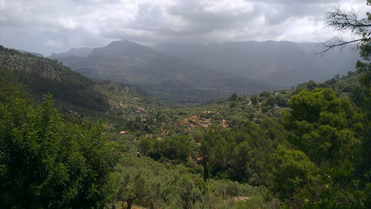 Ausblick Richtung Soller Hotel Corazon
