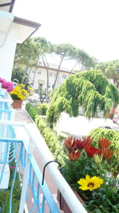 Blick vom Balkon Hotel Irene