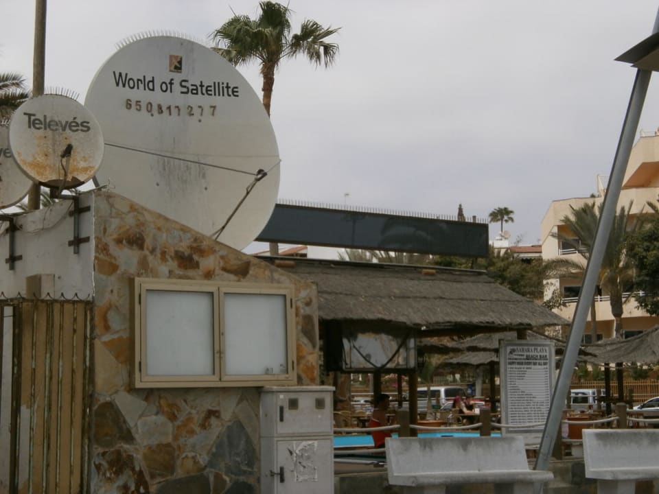 Eingangsbereich OpenAir-Bar HL Sahara Playa