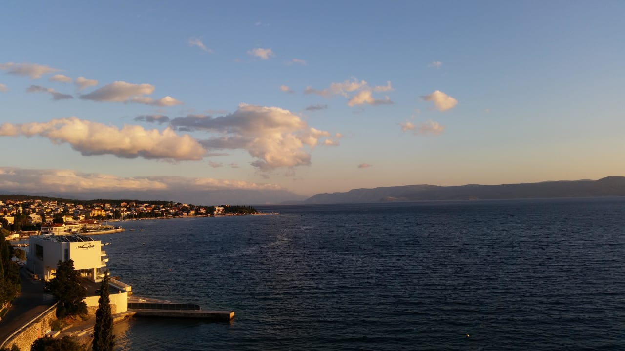 Blick vom Zimmer. Hotel Marina