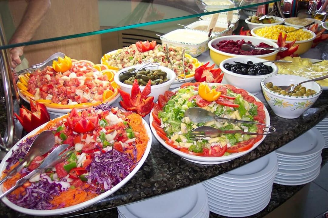 Abendbüffet Salate Hotel Las Costas
