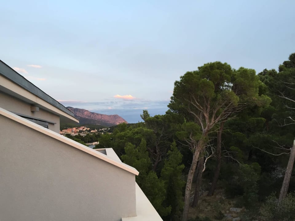 Ausblick vom Balkon im 4. Stock Aparthotel Miramare