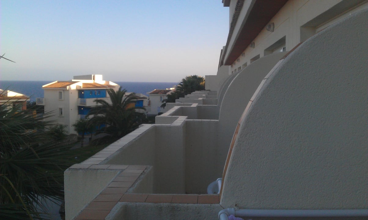 Ausblick vom Zimmer im Haupthaus blau punta reina