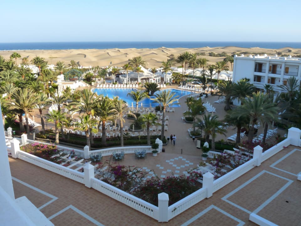 Blick vom Balkon Hotel Riu Palace Maspalomas Adults Only