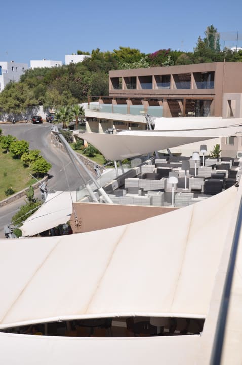 Blick zur Bar Atlantica Mikri Poli Crete