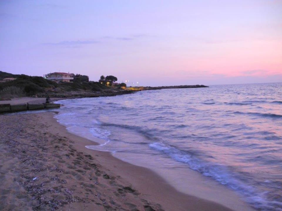 Strand am Abend Aldemar Olympian Village