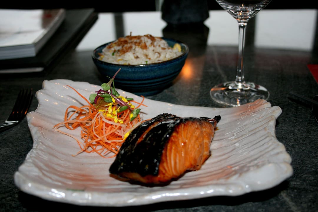 Chin.Lachs im SKY-Restaurant Marina Bay Sands