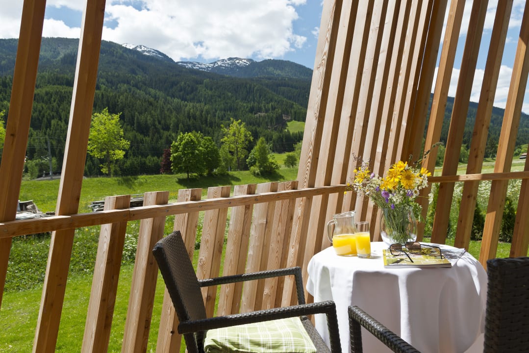 Ausblick vom Balkon  Apartments Dolomit Royal