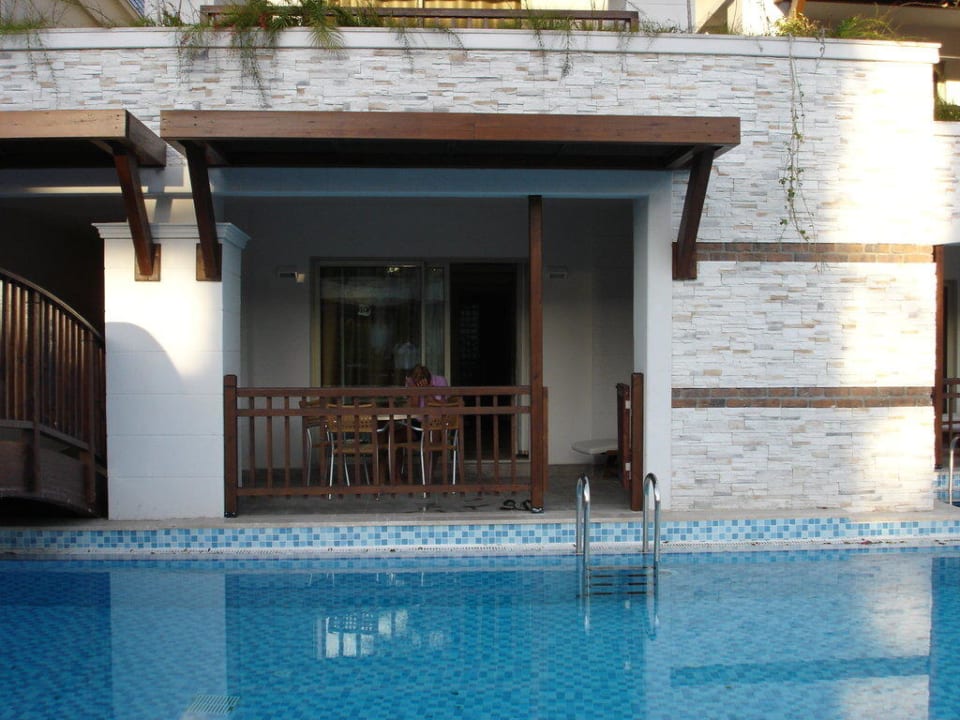 Blick auf die Bungalow-Zimmer Sunis Kumköy Beach Resort Hotel & Spa