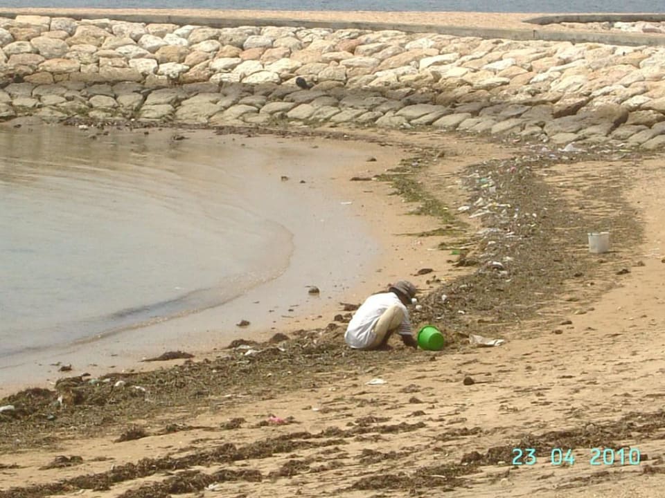 Müllhalde Villa Shanti Beach