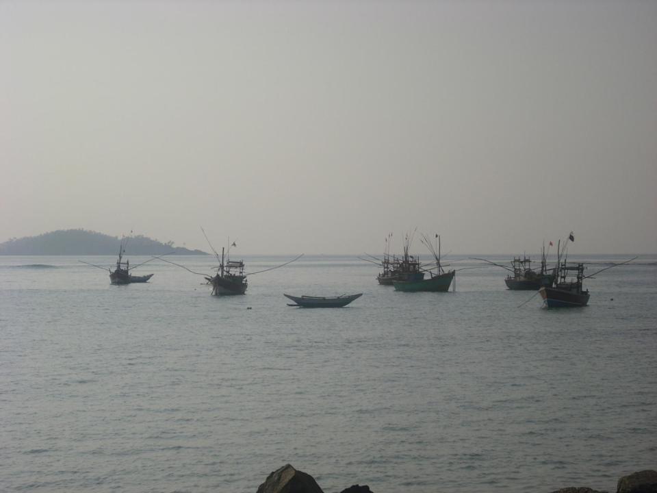 Fischerboote am Abend The Long Beach Resort