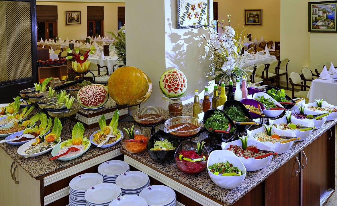 Salad Buffet at the Restaurant Monark Hotel Cappadocia