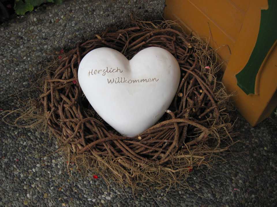 Eingangsbereich Deko Pension & Ferienwohnung Solaria