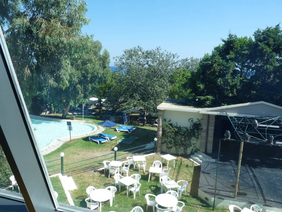 Blick aus Büffetrestaurant 1 Hotel Calypso Beach