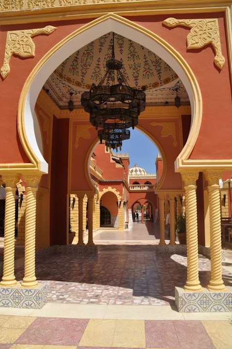 Eingang Pickalbatros Alf Leila Wa Leila Resort - Neverland Hurghada