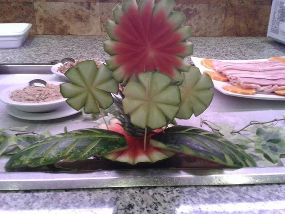 Deko am Morgen, da ist jemand früh aufgestanden  Hipotels Bahia Grande