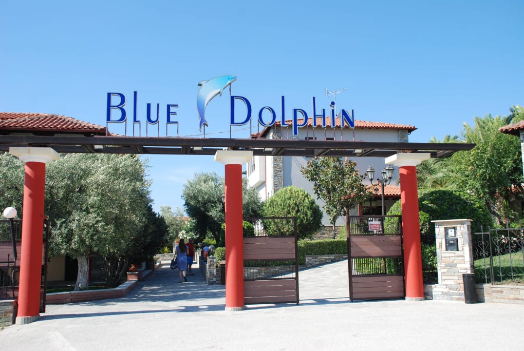 Hoteleingang Blue Dolphin Resort Hotel