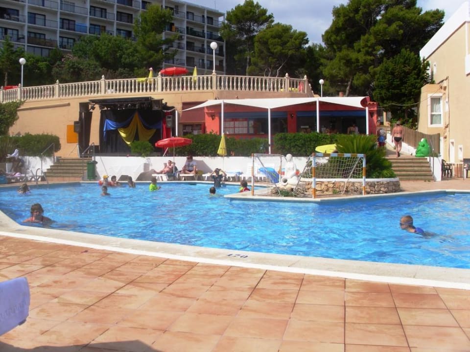 Unterer Poolbereich mit Blick auf Mexican Corner Barceló Portinatx - Adults only