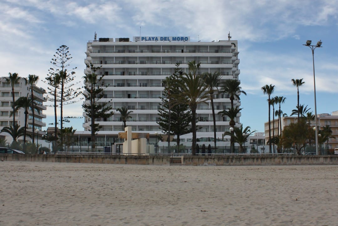 Vom Strand aus CM Playa del Moro