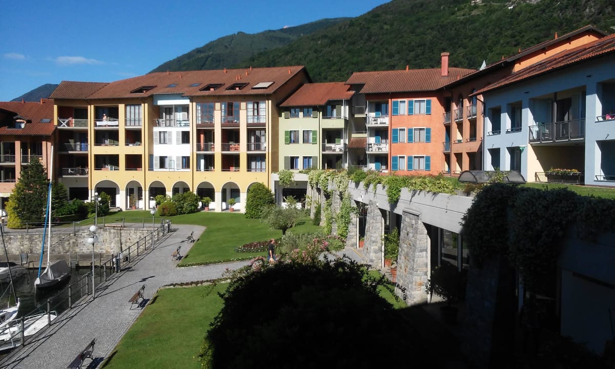 Blick auf die Anlage aus unserer Wohnung Hapimag Resort Cannero