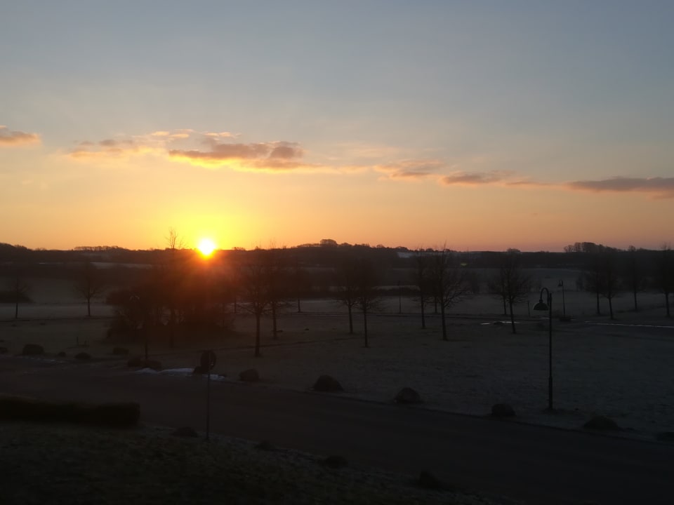 Wunderschöner Sonnenaufgang Richtung Ostsee Precise Resort Rügen