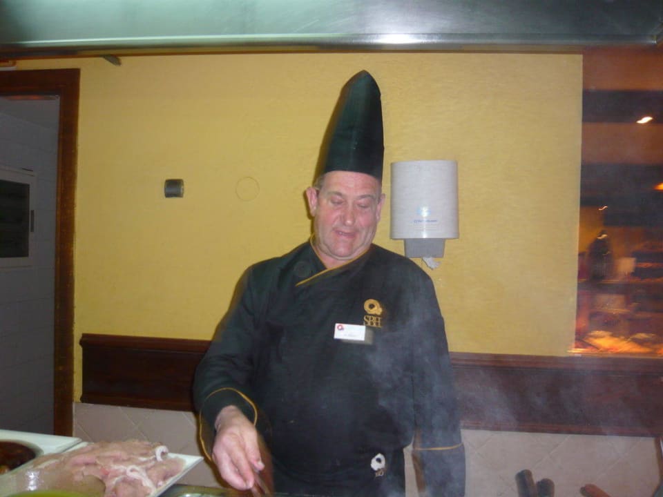 Hier kocht der Chef noch selbst! SBH Club Paraiso Playa
