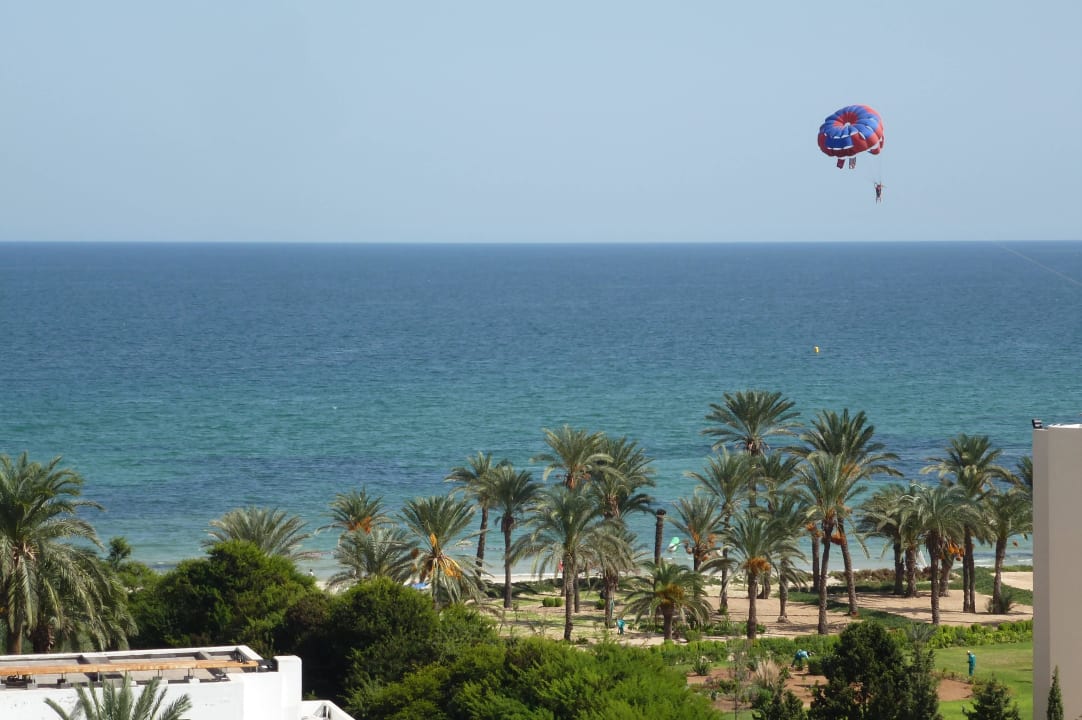 Blick vom Balkon (5.Stock) Meerseite Marhaba Royal Salem