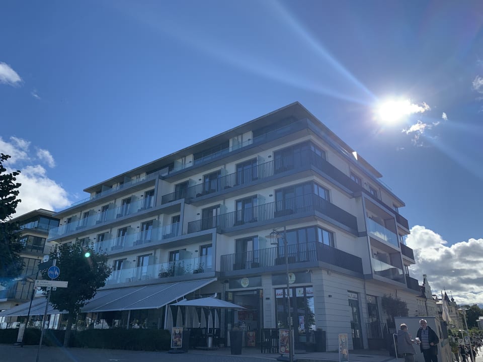 Außenansicht SEETELHOTEL Kaiserstrand Beachhotel