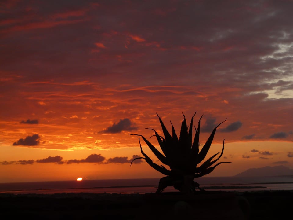 Sonnenuntergang Agriturismo Baglio Donnafranca Wine Resort