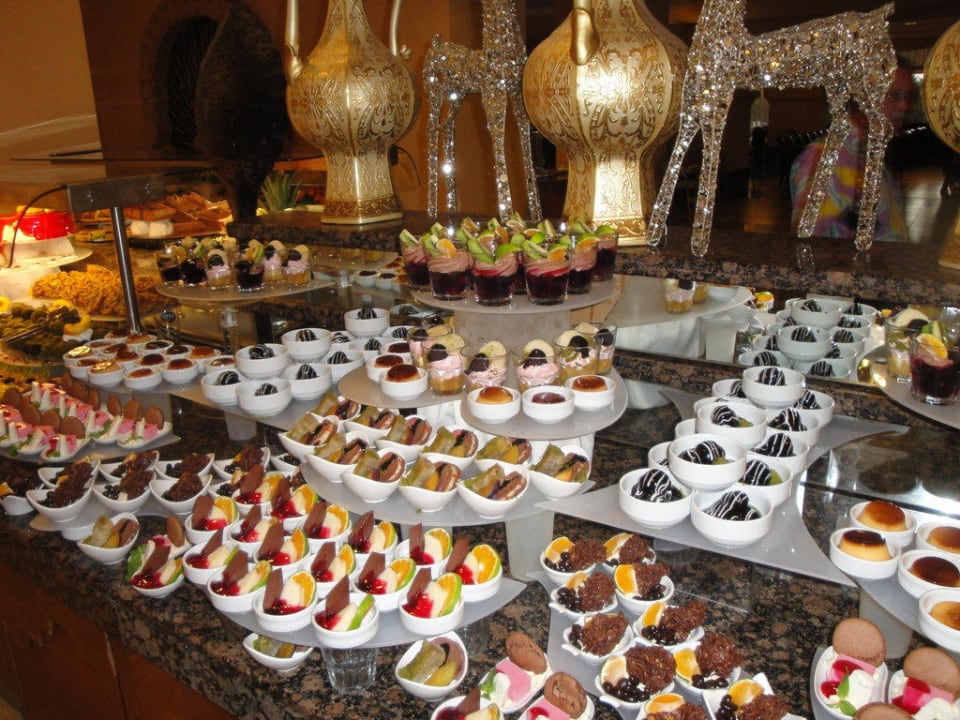 Dessertbuffet im Hauptrestaurant Spice Hotel & Spa