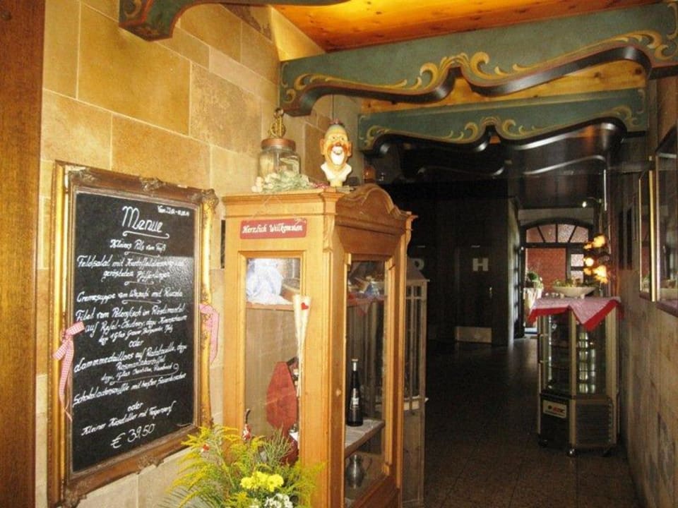 Eingangsbereich Gasthof Großer Wirt