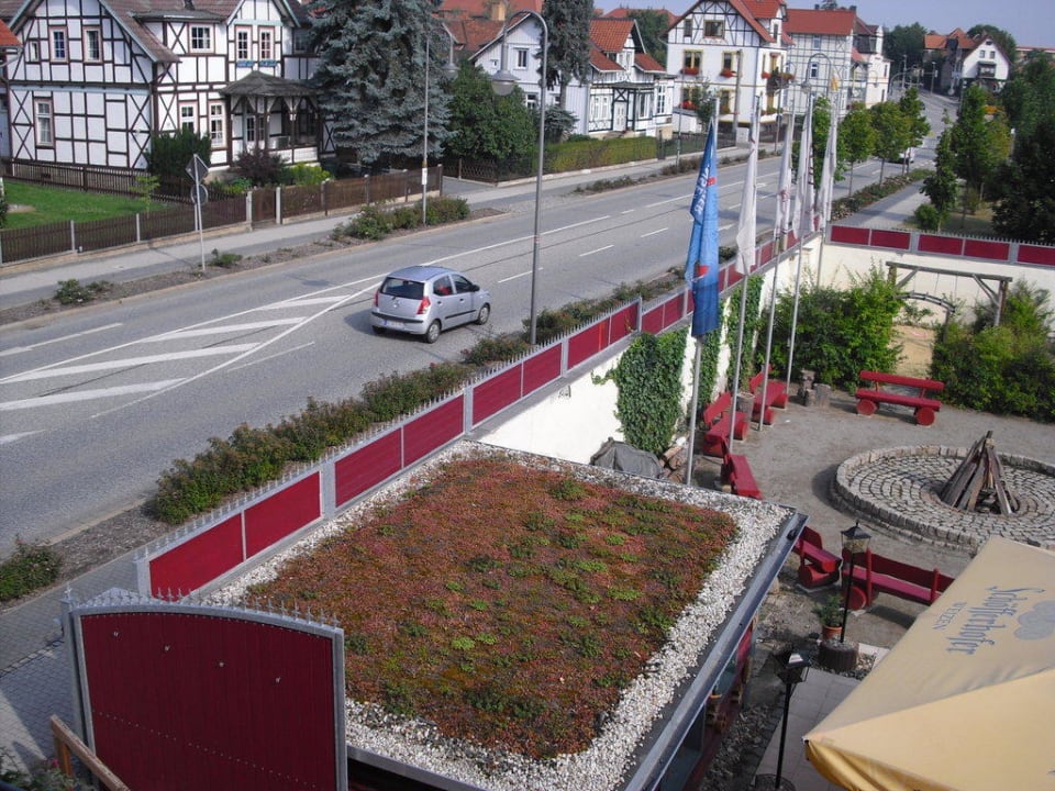 Ausblick aus Zimmer 326 Hotel Gut Voigtländer