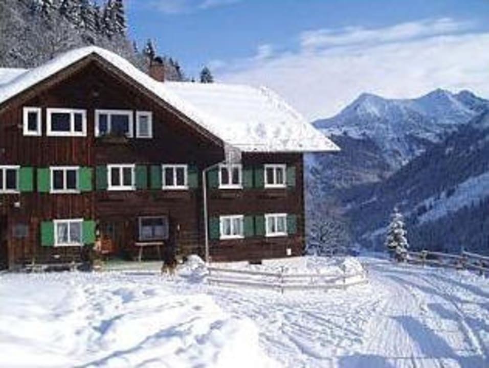 Ferienhaus Müller im Winter Haus Erlenboden