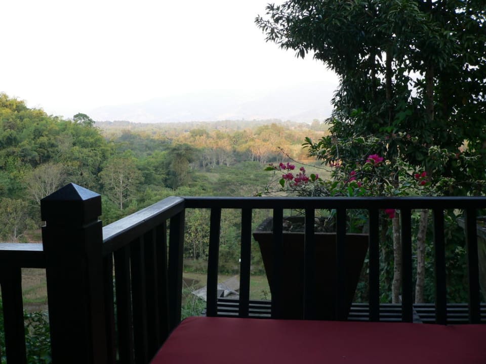 Blick vom Zimmerbalkon Anantara Golden Triangle Elephant Camp & Resort