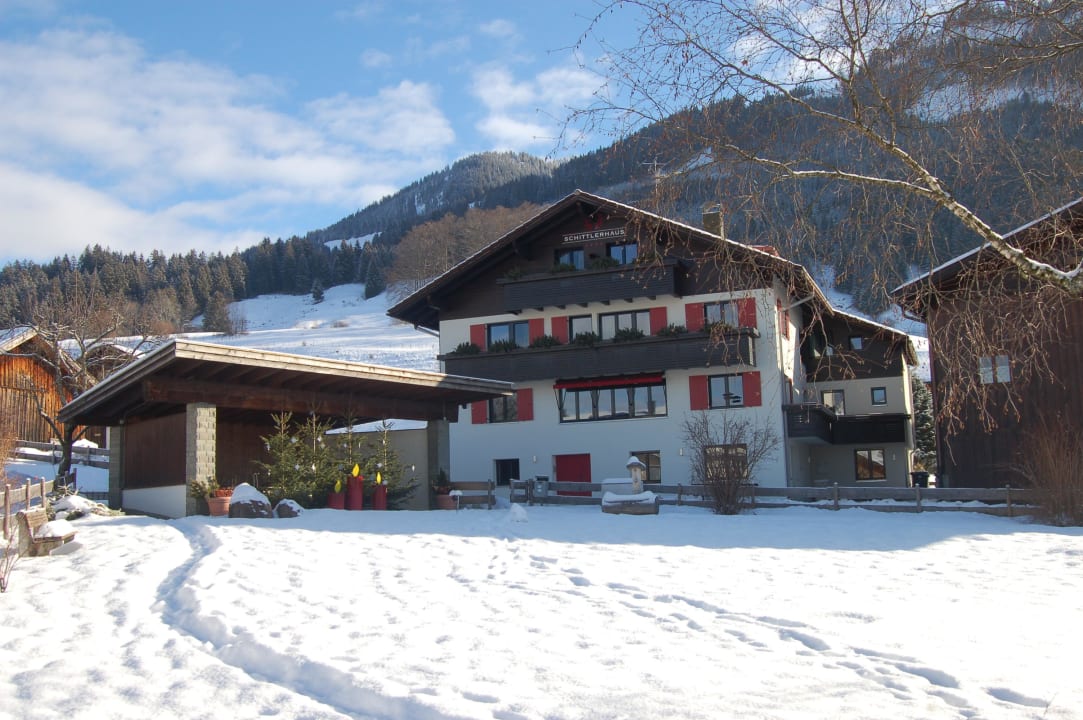 Schittlerhaus von außen Ferienwohnungen Schittlerhaus