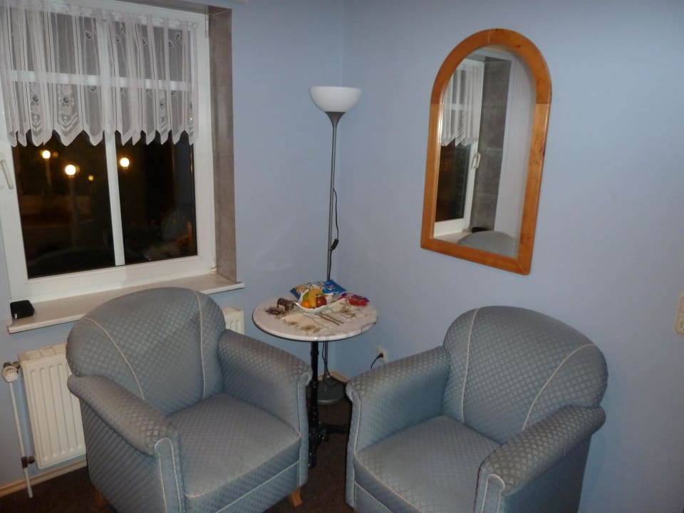 Sessel im Zimmer Hotel Schluister Park