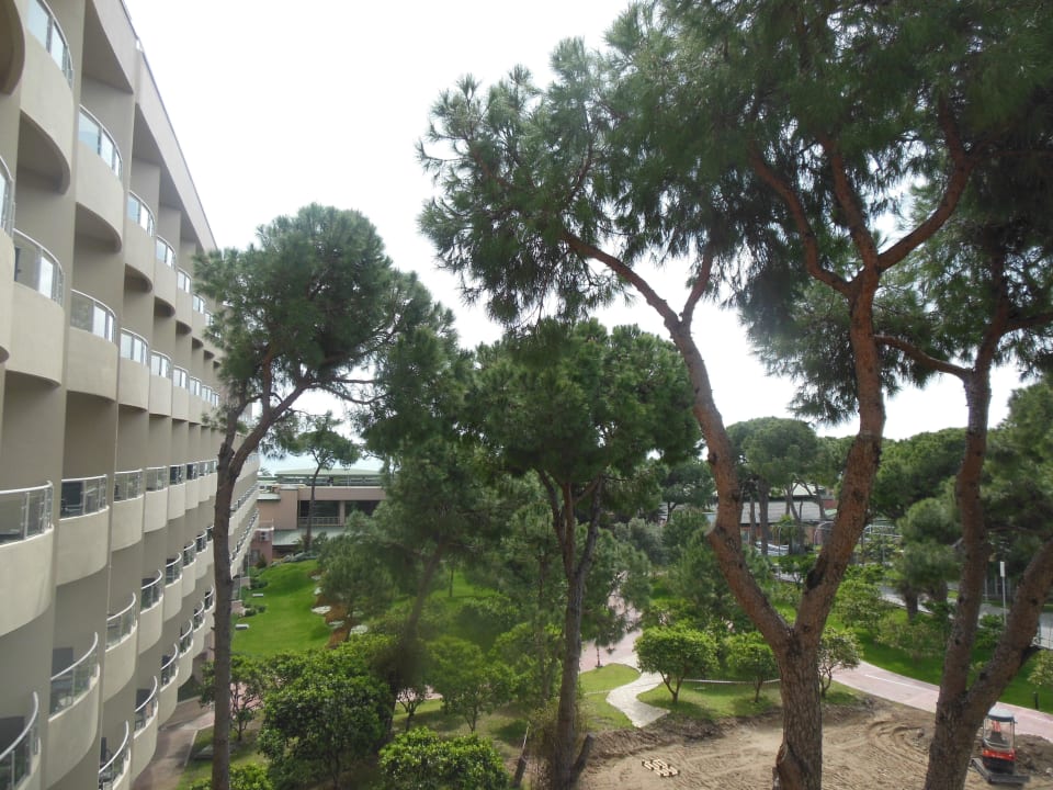 Blick vom Zimmer, seitlicher Meerblick! Pine Beach Belek