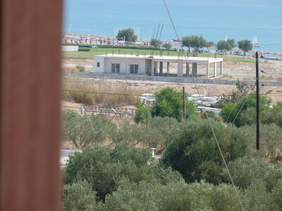 Ausblick auf den Strand von Zimmer 264 Atlantica Mikri Poli Rhodes