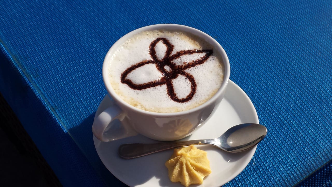 Im Columbus Cafe, sehr fein Pickalbatros Dana Beach Resort - Hurghada