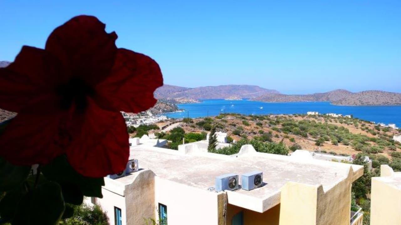 Ausblick wie immer schön Elounda Residence Hotel & Waterpark