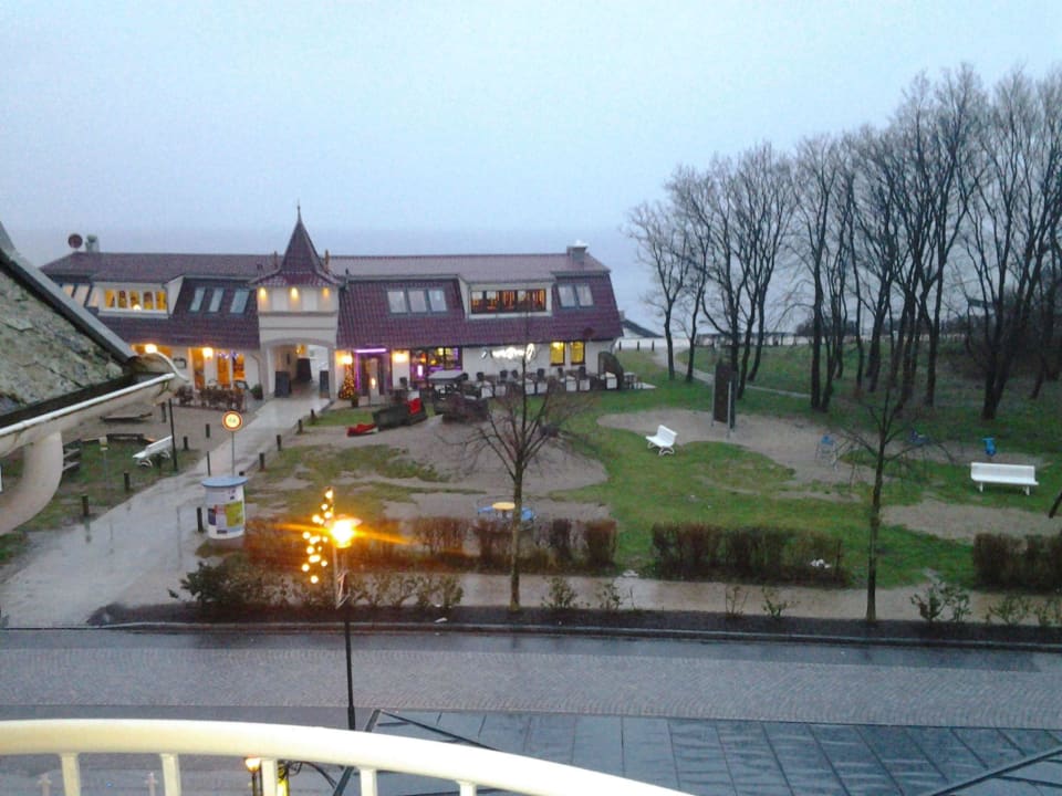 Ausblick vom Fenster/-Balkon Hotel Strandperle