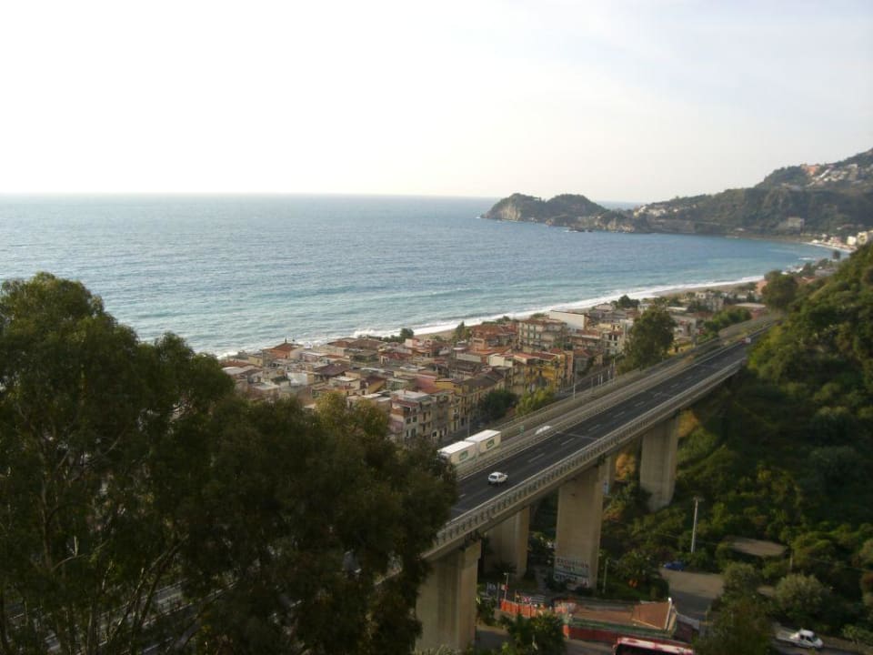 Sicht Richtung Taormina Hotel Antares