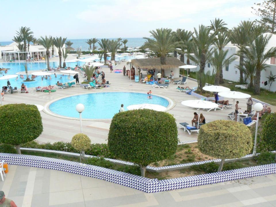 Widok z tarasu Hotel El Mouradi Djerba Menzel