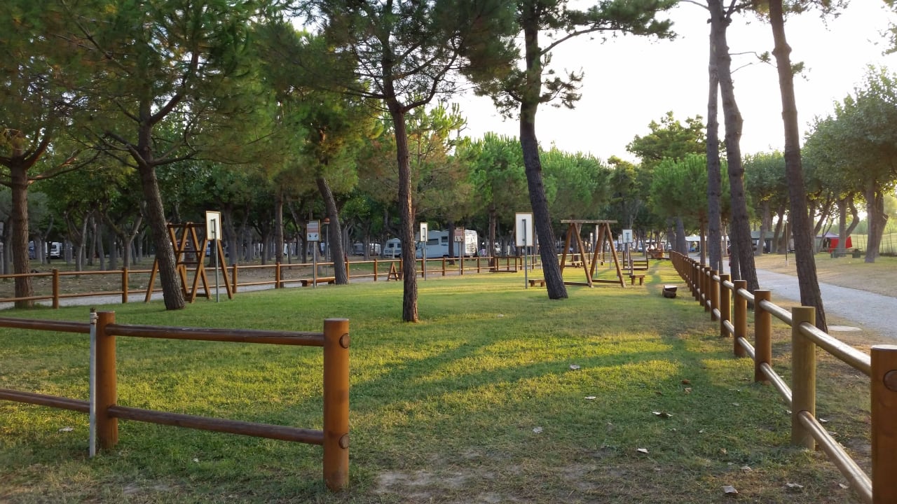 Unsere Outdoor-Joggingstrecke Club del Sole Roseto degli Abruzzi Easy Camping Village