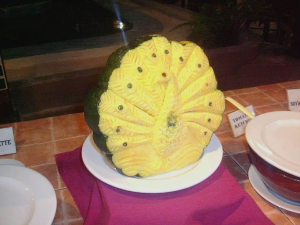 Un fruit décoré Summer Island Maldives