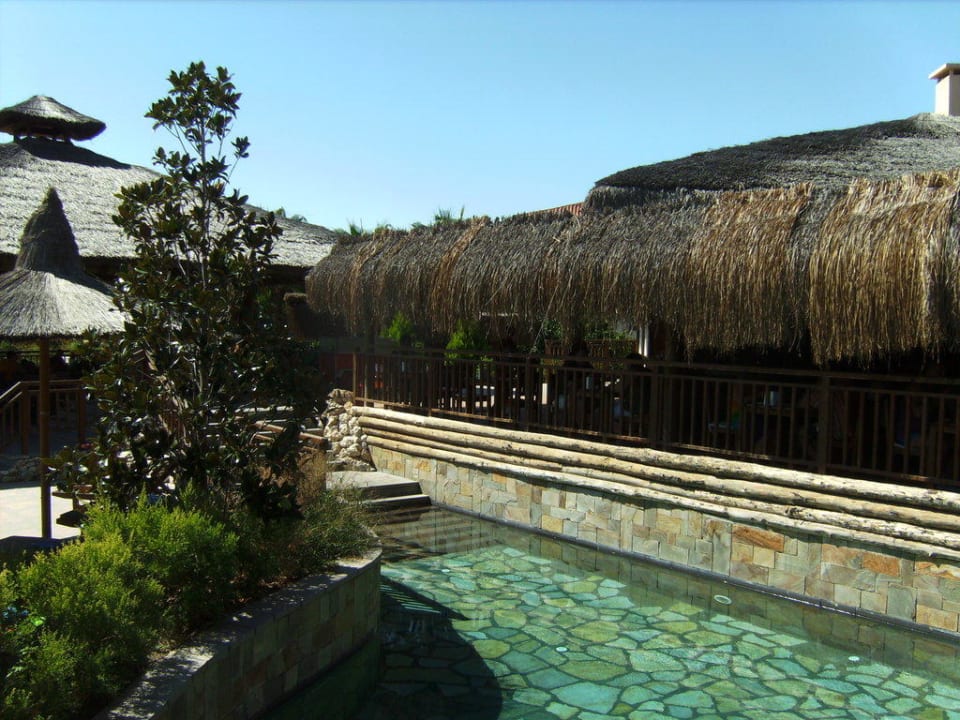 Blick zum Restaurant im Aquapark Club Grand Side