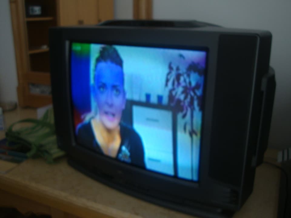 TV im 100er Zimmer Pickalbatros Alf Leila Wa Leila Resort - Neverland Hurghada