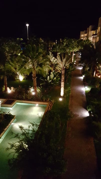 Anlage bei Nacht Hotel Riu Palace Tikida Agadir