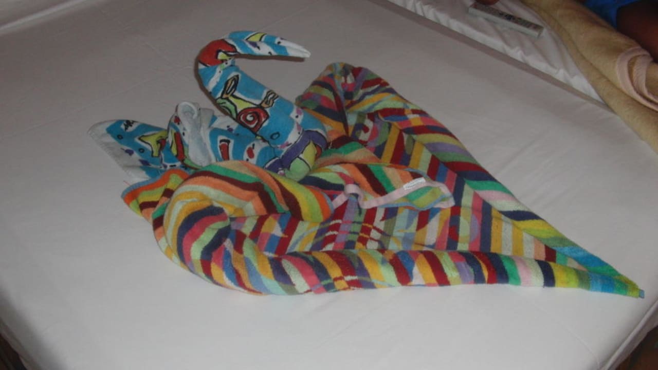 Was man aus Badetüchern Zaubern kann Stella Beach Resort & Spa Makadi Bay